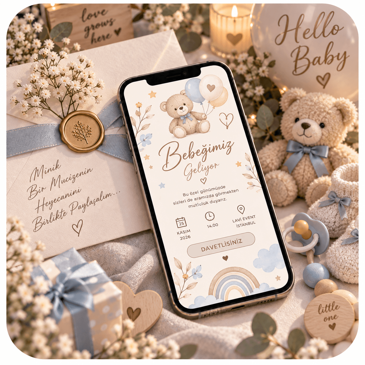 Baby Shower e-davetiye